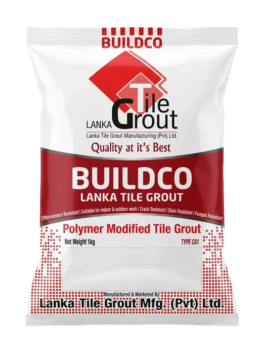 Lanka Tile Grout Buildco polymer modified tile grout 1kg bag