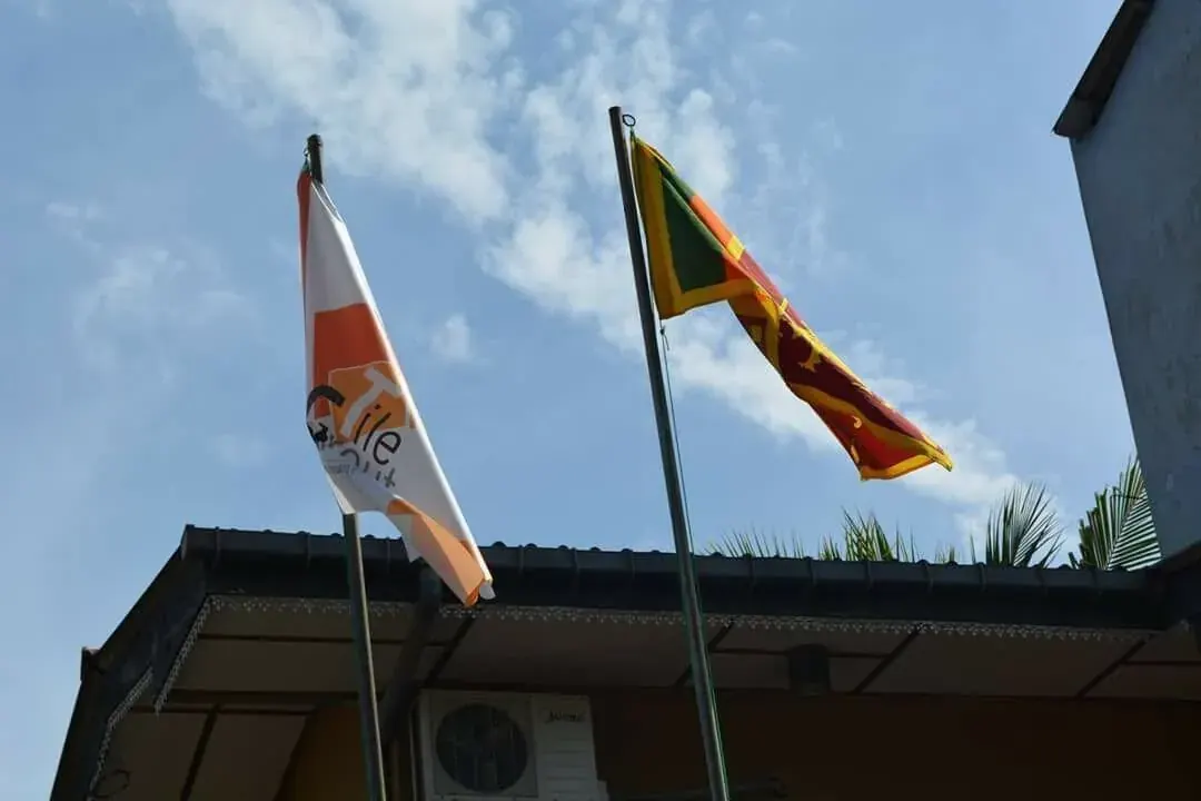 Lanka Tile Grout Sri Lanka flag and company flag