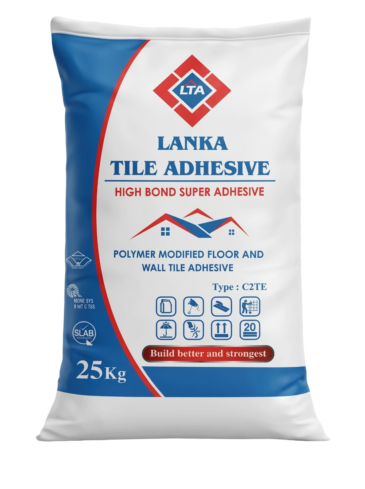 25 kg Lanka Tile Adhesive High Bond Super bag, Type C2TE