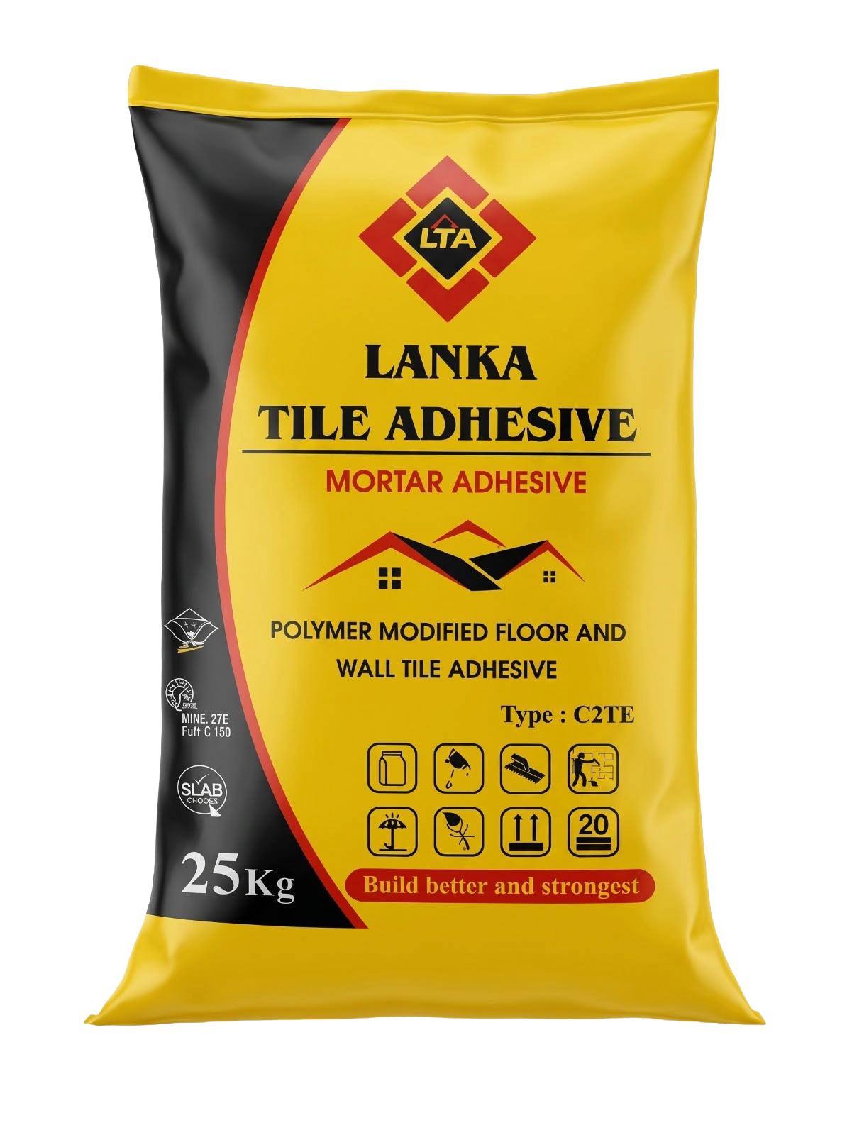 25 kg Lanka Tile Adhesive Mortar Adhesive bag, Type C1T